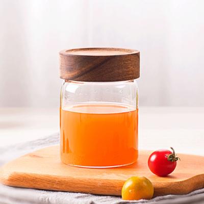 China Viable handmade glass honey jar honeycomb shape storge jar for honey for sale