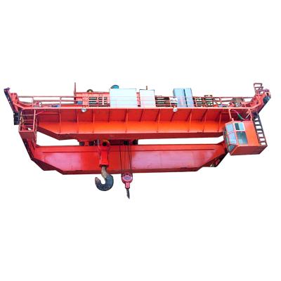 China QD Heavy Duty Bridge Crane 100 Tons 200 Ton 250 Ton Double Girder Overhead Crane With Hook for sale