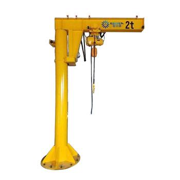 China Jib Crane 2t Floor Mount Jib Crane 360 ​​Degree Rotating Column Fixed Jib Crane for sale