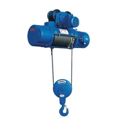 China Galvanized power supply 380v-3Phase 1 ton 2 ton 3 ton 5 ton 10 ton wire rope electric hoist for sale for sale