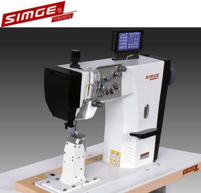 China Industrial TRIMMER S6 Needle Thread Post Single Bed Industrial Sewing Machine With Special Knife for sale