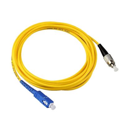 China FTTN CSatSales - Fiber Optic Patch Cable - Single Mode - SIMPLEX - OS1-9/125um (1M, SC/APC to SC/APC) for sale