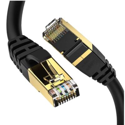 China Latest Cat8 Sftp Lan Cable With Rj 45 Networking Connector Patch Cord Cat8 Network Cable for sale