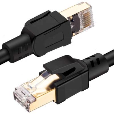 China 2021 Hot Sale Networking Rj45 Plug Cat8 40gbps 2000mhz PVC Lan Cable Network Cable for sale