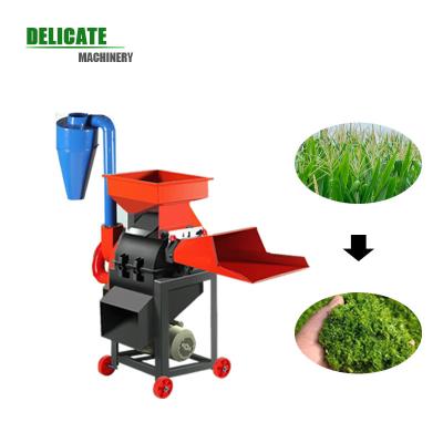 China Manufacturing Plant Cotton stalk chopping machine and electric chaff cutter  animal grass straw feed shredder for sale