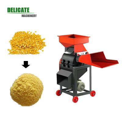 China Manufacturing Plant Electric silage feed cutting farm chaff cutter machine with two-phase power motor engine for sale