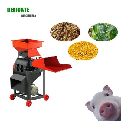 China Manufacturing Plant Multifunctional two-phase power hay cutter and silage feed chopping making machine for sale