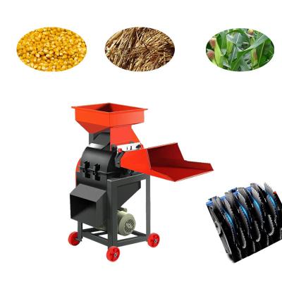 China Manufacturing Plant Fully automatic animal feed crushing machine and straw corn electric grain milling crusher for sale