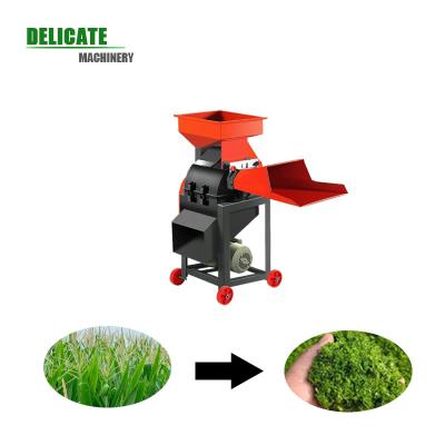 China Manufacturing Plant Dry fresh corn straw stalk chopper and Ultra-fine chaff cutter machine animal feed for sale