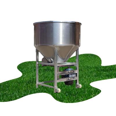 China Factory Wet and Dry Feed Mobile Stainless Steel Mixer for Animal Feed Aquaculture Cane Molasses Urea Fertilizer Pellet for sale