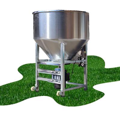 China Factory Stainless Steel Multigrain Powder Mixer Chicken Poultry Farming Equipments And Animal Feed Making Machine for sale