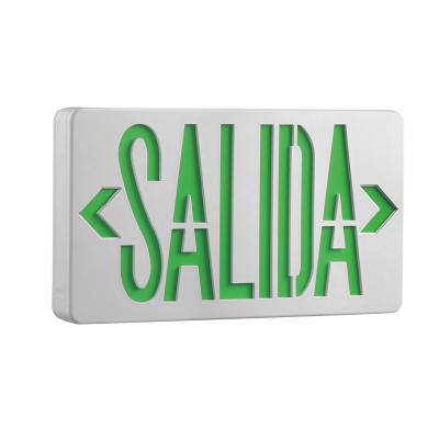 China Commercial and Residential SALIDA LED Emergency Exit Sign 110V or 220V for sale