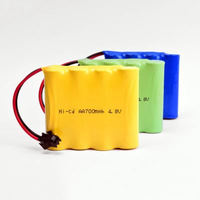 China Rechargeable Toys Ni-Cd Battery 4.8V 700mAH for sale