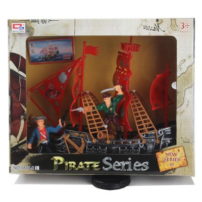 China DIY Toy Mini Figure Educational Game Pirate Ships Model for Kids Best Quality 0807-21-24 for sale