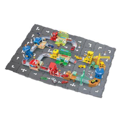 China City parking lot toys simulate road and bridge construction sites / fire stations / hospitals and other scenes 0607-021-26 for sale