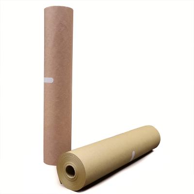 China Custom Unbleached Greaseproof Brown Butcher Paper Roll Food Grade Kraft Paper for sale