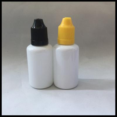 China 30ml White Plastic Bottles PET Dropper Bottles Empty E Liquid Bottles for sale