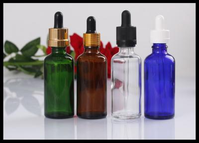 China Green 30ml Glass Essential Oil Bottles Glass Dropper Bottle Beard Oil Bottle for sale