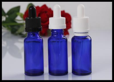 China Green Essential Oil Dropper Bottles 20ml , Custom Glass Eye Dropper Bottles for sale