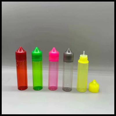 China Gorilla Unicorn Dropper Bottles , 10ml 60ml PET E Liquid Vape Bottles Childproof for sale