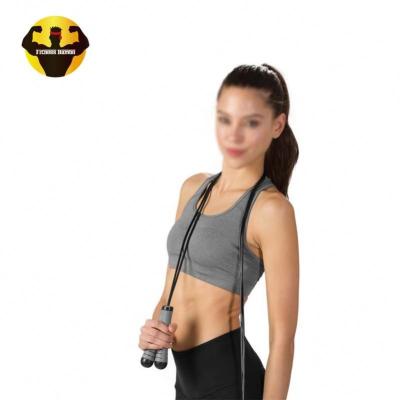 China Wholesale Jump Rope Soft Weight Home Manual Speed ​​Fitness Exercise RAMBO Orange Grip Fitness Jump Rope for sale