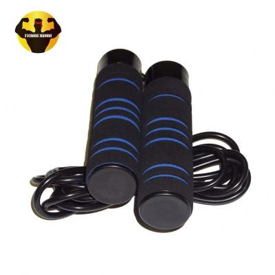 China RAMBO Good Quality Fitness Exercise Durable Heavy High Speed ​​Black Weighted Jump Rope for sale