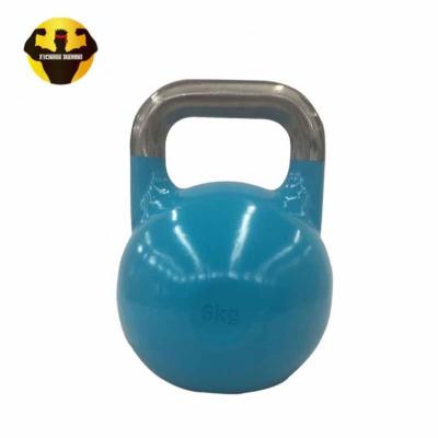 China Best Home Exercise Cement Filled 50Kg Cast Iron Kettlebell for sale