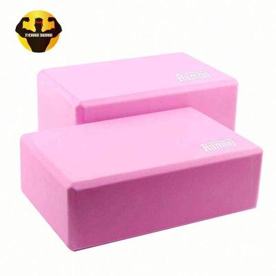 China High Quality GYM RAMBO Gym Foam Eva Yoga Blocks With Custom Printing for sale