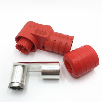 China Red 14mm Automotive HV 400A Connector Energy Storage Connector Plug For 120mm Cable for sale