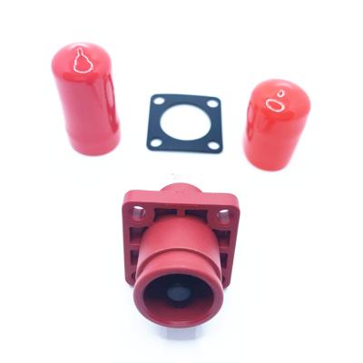 China Red 6mm Automotive HV 60A Connector Energy Storage Connector Plug For 10mm Cable for sale