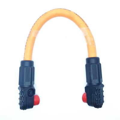 China Power Station 120A 200A 350A High Current Male Plug Waterproof Connector With Cable for sale