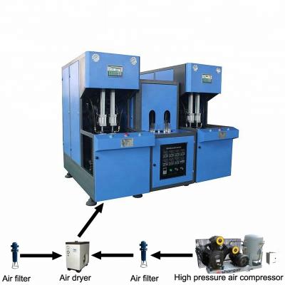 China Bottle Semi Automatic Manual PET Preform Mineral Water Plastic Bottle Making Machine for sale