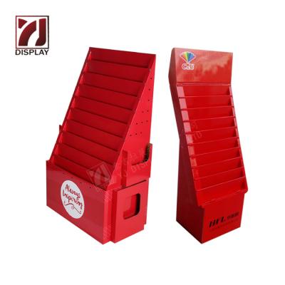 China Advertising Cardboard Nail Polish Pop Display Custom Skin Care Product POP Store Retail Display Racks for sale