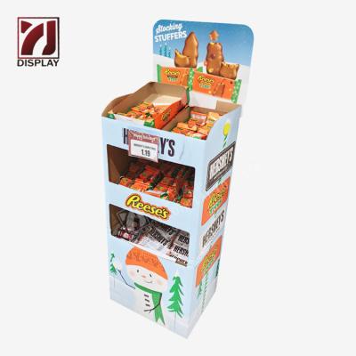 China Advertising custom adjustable cardboard floor display rack bookstore brochure magazine plastic book display stand for sale