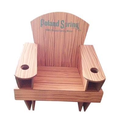 China Advertising Folding Cardboard Chair Cardboard Chair New Flexible Cardboard Chair For Exhibition for sale