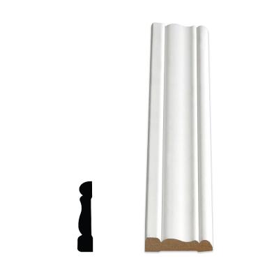 China Traditional Or Customized MDF Molding Window Trim Door Jamb Colonial Decorative Casing Modern Style Customized White for sale