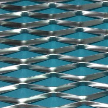 China Beautiful Expanded Metal And Aluminum Walkway Mesh Panels For Curtain Wall And Air-condition Cover for sale