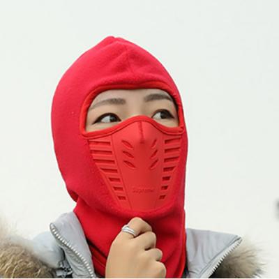 China COMMON Winter Full Face Mask Beanie Hat Fleece Mask Balaclava Outdoor Warm Dustproof Hat for sale