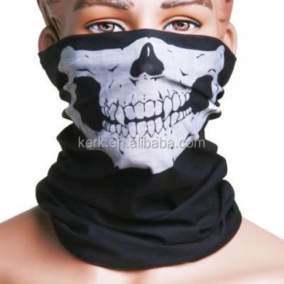 China micro current polyester over 400 outdoor multifunctional skull bandana 24cm x 50cm designs 100% high for sale