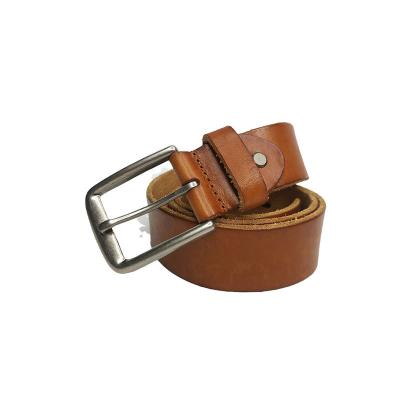 China Fashion Vintage Leather Belts For Men Genuine Leather Belt Washed Genuine Leather Belt Cowhide Leather Belt for sale