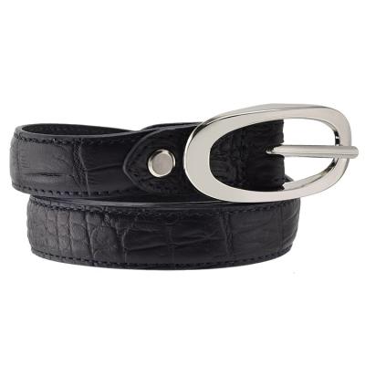 China Fashion Casual Faux Alligator Leather Belt for Women Jeans Women Use Wide Belt Whip Female Personality Decorative Belt for sale