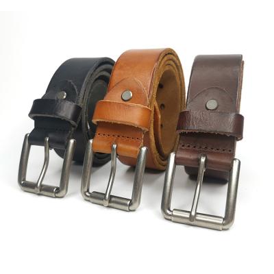 China Men's Vintage Retro Fashion Style Alloy Buckle Belts Men's Waist Belt Casual Street Pin Belt British Style Alloy Buckle Belts for sale