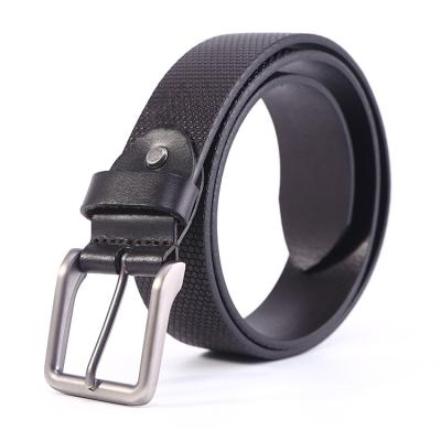 China Fashion Vintage British Style Men's Vintage Belt Style Alloy Pin Buckle Belt Fashion Stylish Man Cowhide Trouser Belt for sale