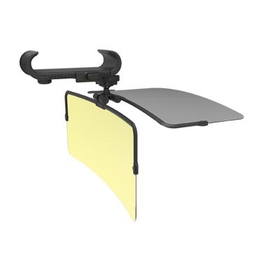 China ABS+TPR Car Anti-glare Detachable Vehicle Motor Shield+ ABS+TPR+ Zinc Alloy Day And Night Sun Shade For Clear View Sun Visor for sale