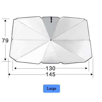 China High Quality Durable Windshield Car Umbrella Auto Sunshade for sale