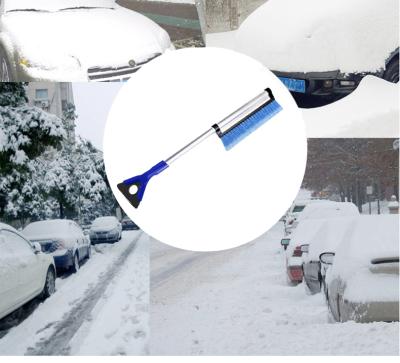 China Multifunctional 5 in 1 Detachable Handle Snow Brush Snow Removal and De-icing with Extendable Ice Scraper Snow Shovel Car for sale