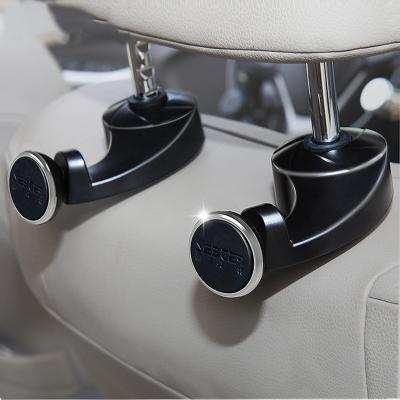 China High Quality Durable Universal Vehicle Car Back Seat Headrest Hanger Hooks With Phone Holder Car Vehicle Interior Accessories for sale