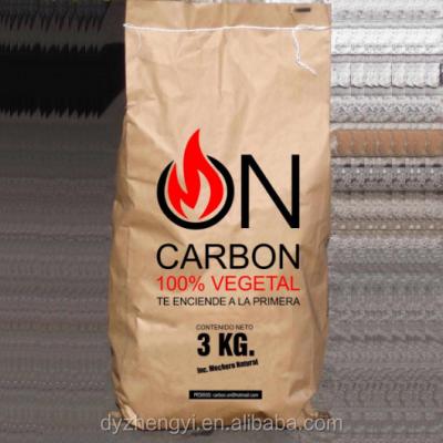 China Moisture Proof PP Laminated Kraft Paper Bag For Charcoal Bag for sale