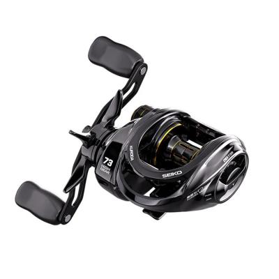 China LEFT HAND CASTSOON Japan 7.3:1 High Speed ​​Black Aluminum Reel Bearings Baitcasting Fishing Reel Baitcasting Wheels Right Left for sale