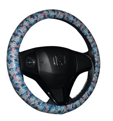 China Love type universal 38mm series car accessories rhinestone decoration steering wheel cover for sale